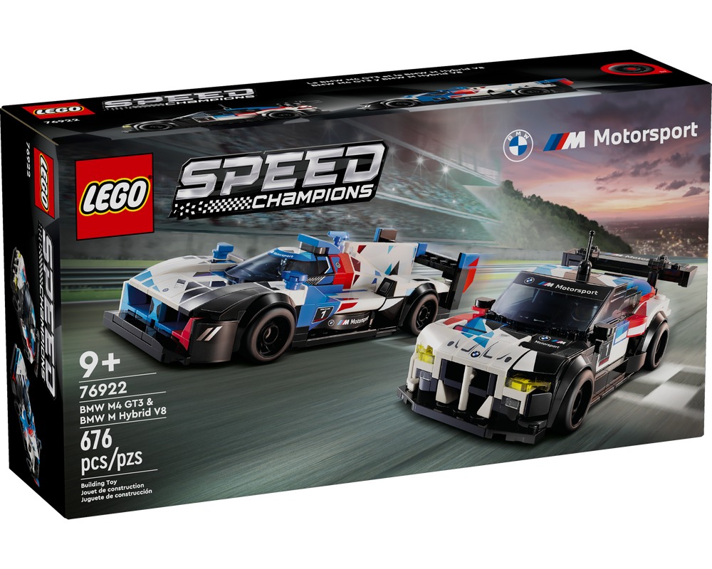 LEGO® BMW M4 GT3 & BMW M Hybrid V8 Race Cars 76922