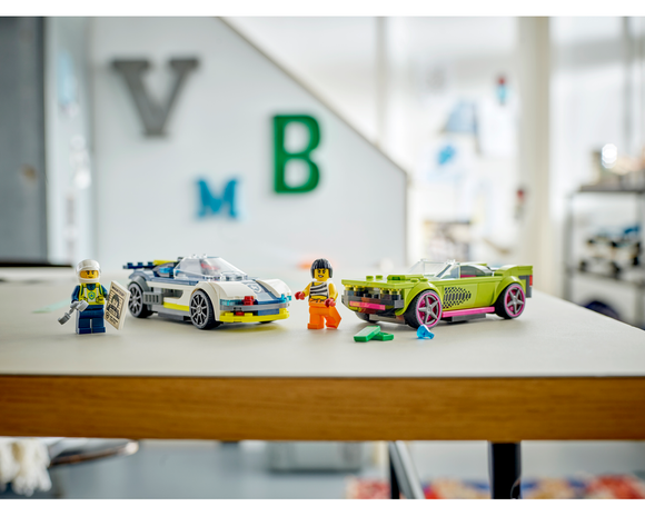 LEGO® Police Car and Muscle Car Chase 60415