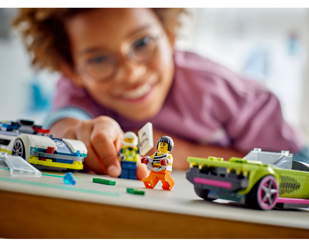 LEGO® Police Car and Muscle Car Chase 60415 | I'm Rick James Bricks