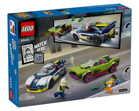 LEGO® Police Car and Muscle Car Chase 60415