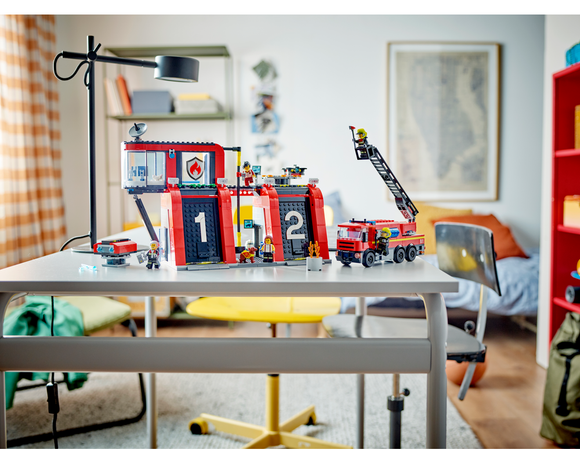 LEGO® Fire Station with Fire Truck 60414
