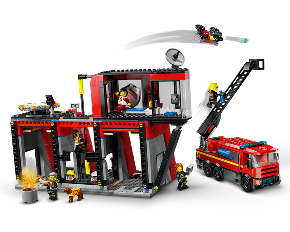LEGO® Fire Station with Fire Truck 60414
