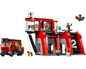 LEGO® Fire Station with Fire Truck 60414 - 0