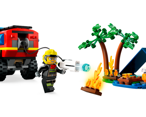 LEGO® 4x4 Fire Truck with Rescue Boat 60412