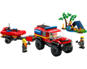 LEGO® 4x4 Fire Truck with Rescue Boat 60412