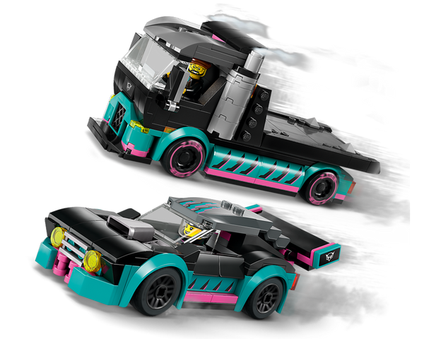 LEGO® Race Car and Car Carrier Truck 60406