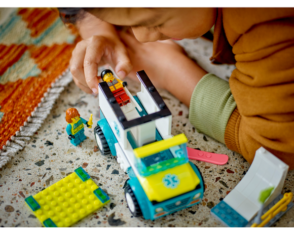 LEGO® Emergency Ambulance and Snowboarder 60403