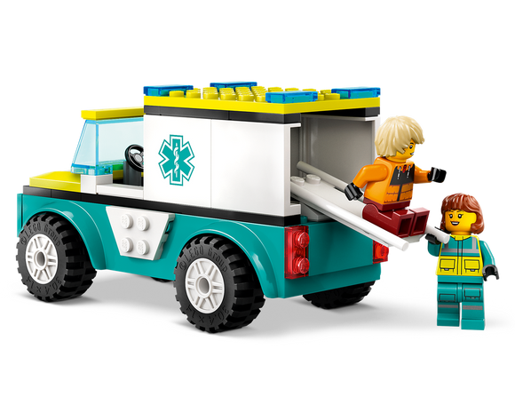 LEGO® Emergency Ambulance and Snowboarder 60403
