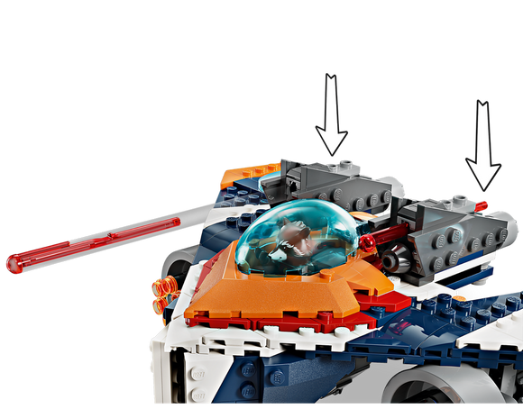 LEGO® Rocket's Warbird vs. Ronan 76278