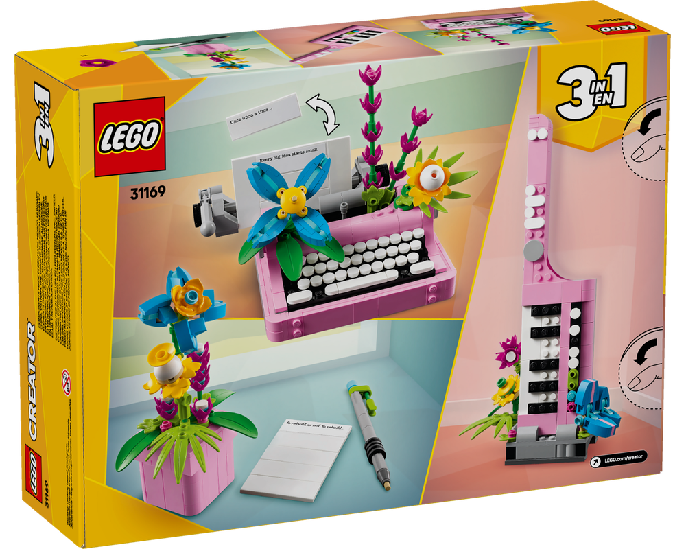 LEGO® Typewriter with Flowers 31169