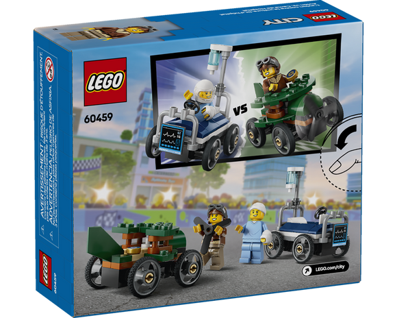 LEGO® Airplane vs. Hospital Bed Race Car Pack 60459