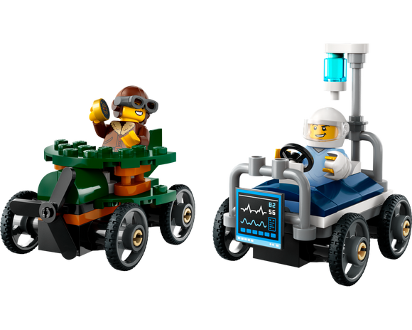 LEGO® Airplane vs. Hospital Bed Race Car Pack 60459