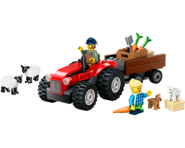 LEGO® Red Farm Tractor with Trailer & Sheep 60461 - 0