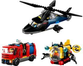 LEGO® Helicopter, Fire Truck & Submarine Remix 60462 - 0