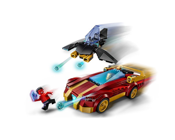 LEGO® Iron Man Car & Black Panther vs. Red Hulk 76310