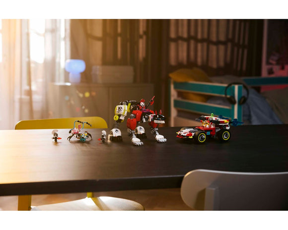 LEGO® Cooper's Tiger Mech & Zero's Hot Rod Car 71497