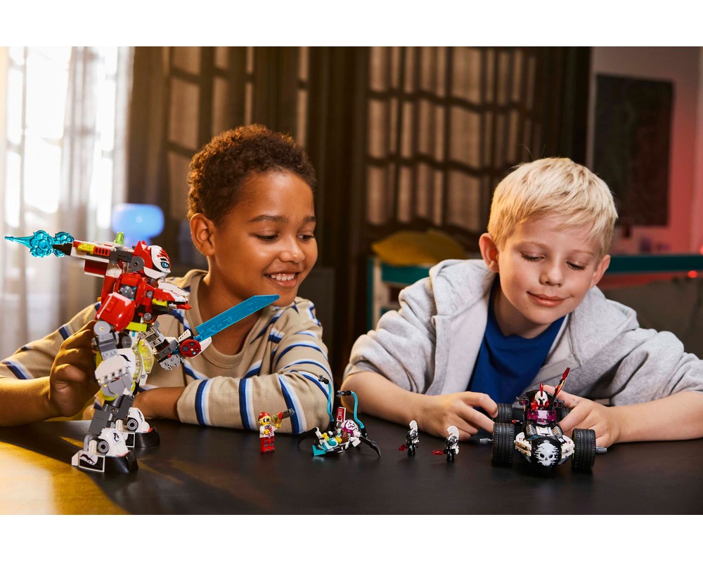 LEGO® Cooper's Tiger Mech & Zero's Hot Rod Car 71497