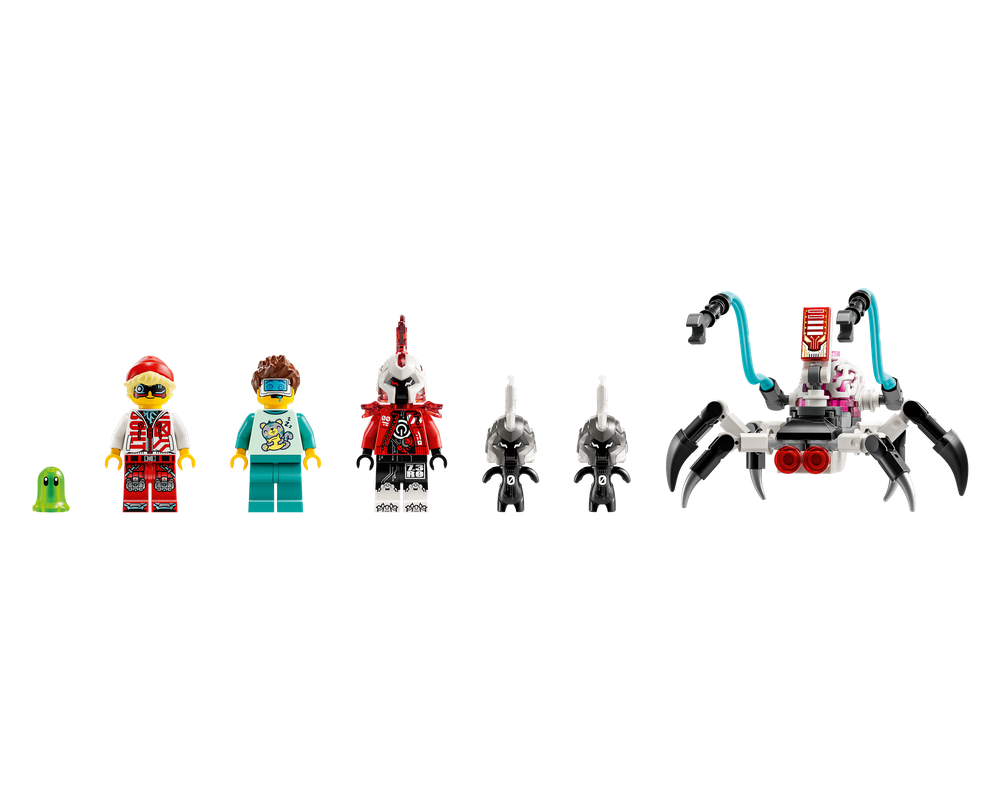 LEGO® Cooper's Tiger Mech & Zero's Hot Rod Car 71497