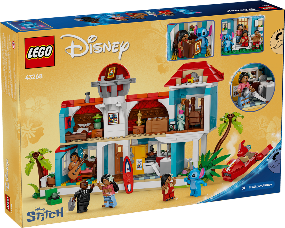 LEGO® Lilo and Stitch Beach House 43268