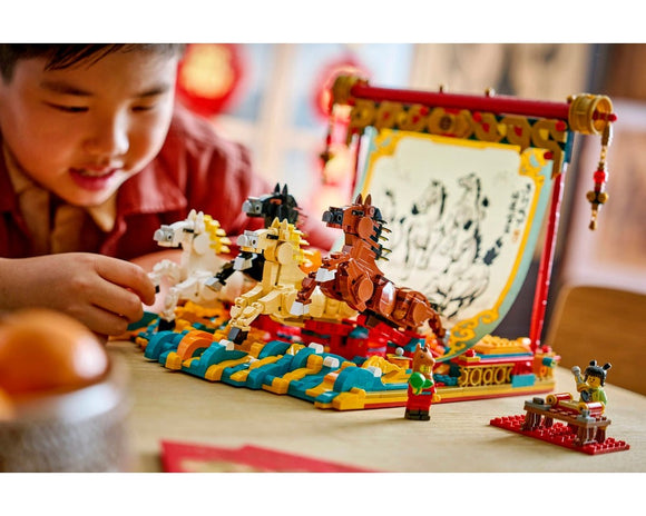 LEGO® Galloping Horses Canvas 80119
