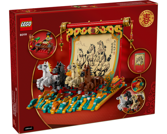LEGO® Galloping Horses Canvas 80119