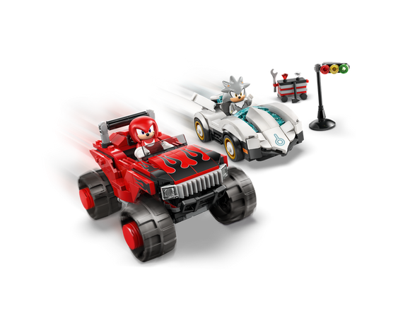 LEGO® Silver's Car vs. Knuckles' Monster Truck 77118