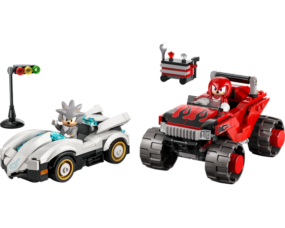 LEGO® Silver's Car vs. Knuckles' Monster Truck 77118