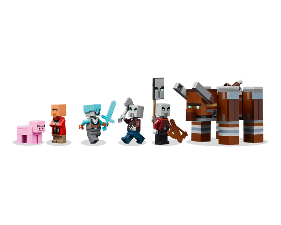 LEGO® The Pillager Outpost and Ravager 21278