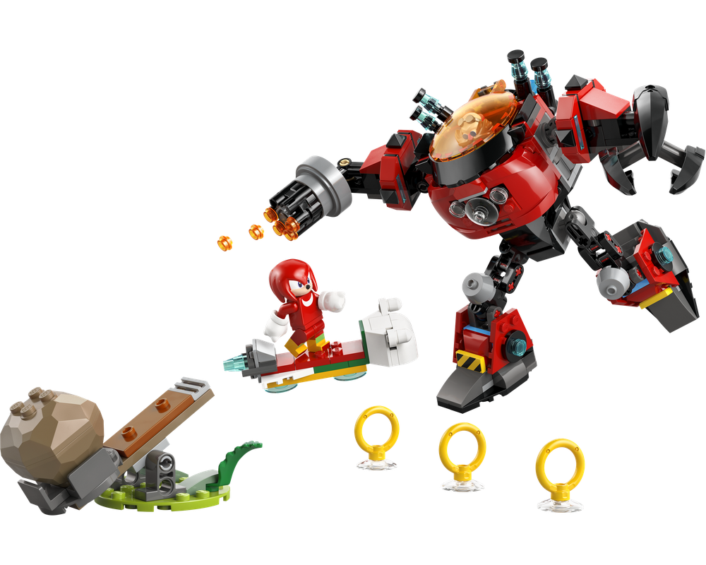 LEGO® Knuckles vs. Dr. Eggman Egg Crusher Mech 77005