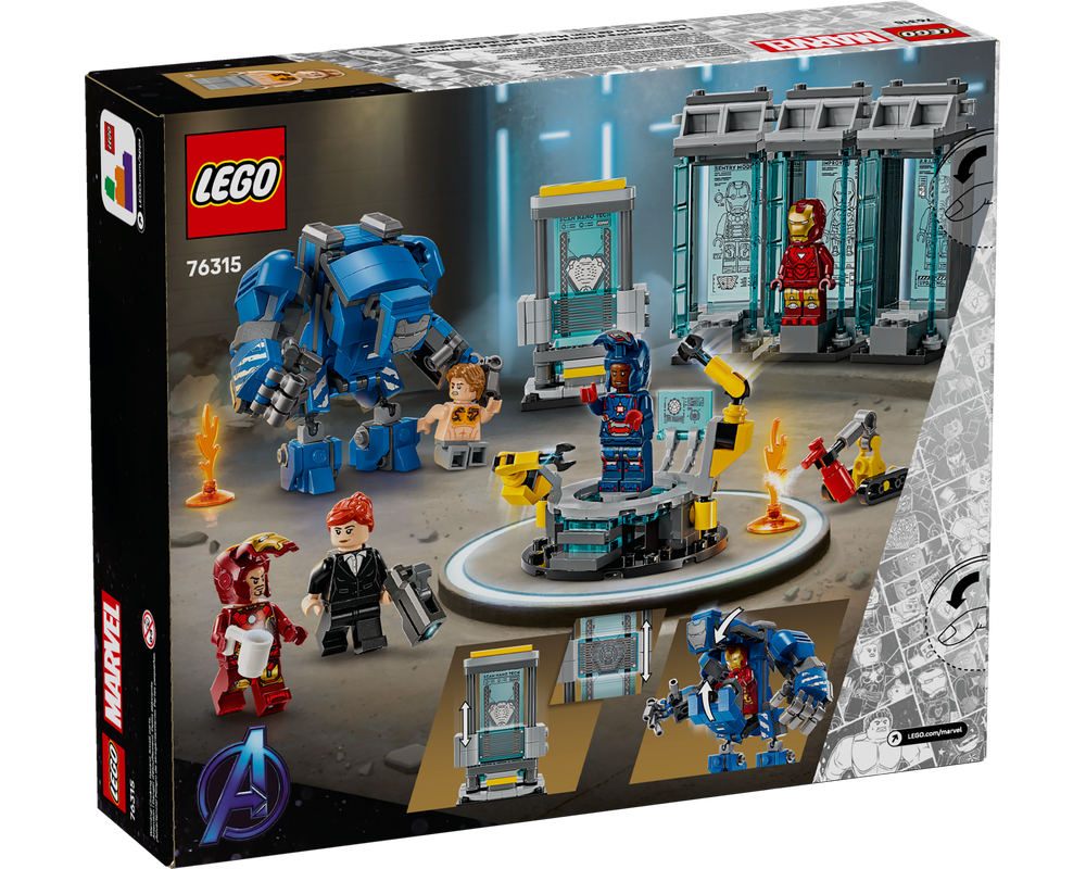 LEGO® Iron Man's Laboratory: Hall of Armor 76315