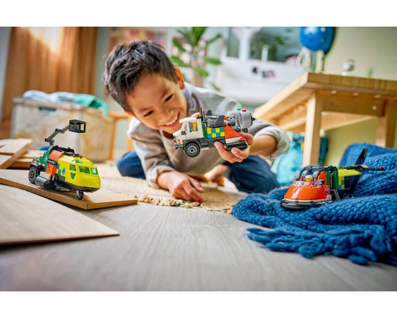 LEGO® Airplane, Service Truck & Hovercraft Remix 60505