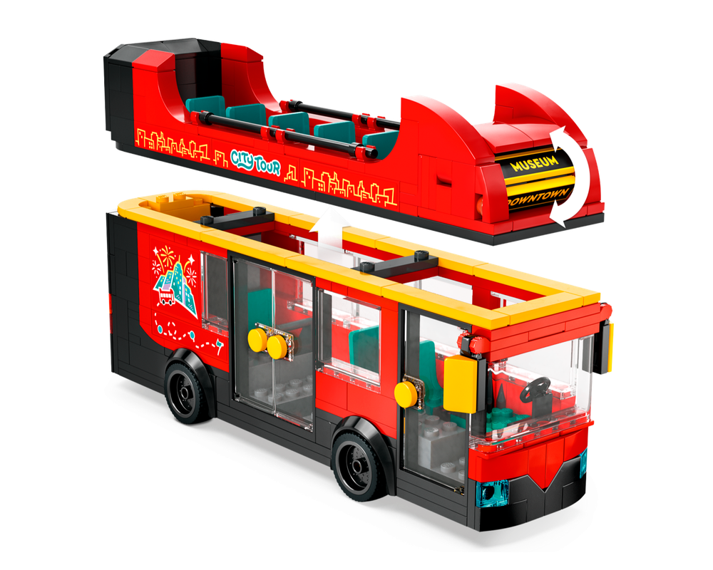LEGO® Red Double-Decker Sightseeing Bus 60407