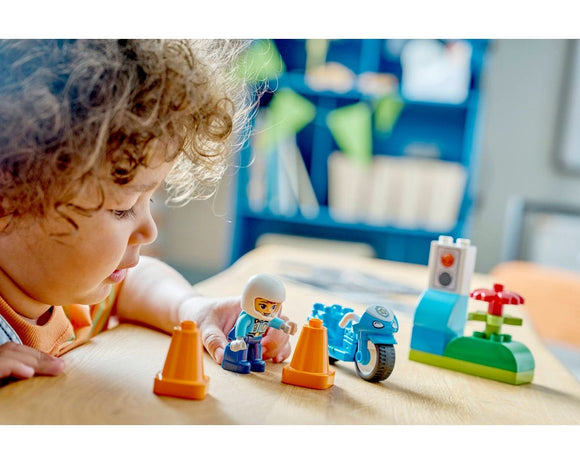 LEGO® DUPLO® Blue Police Motorcycle 10471