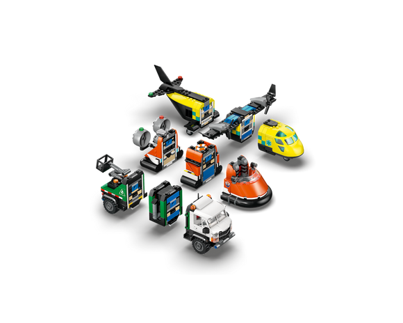 LEGO® Airplane, Service Truck & Hovercraft Remix 60505