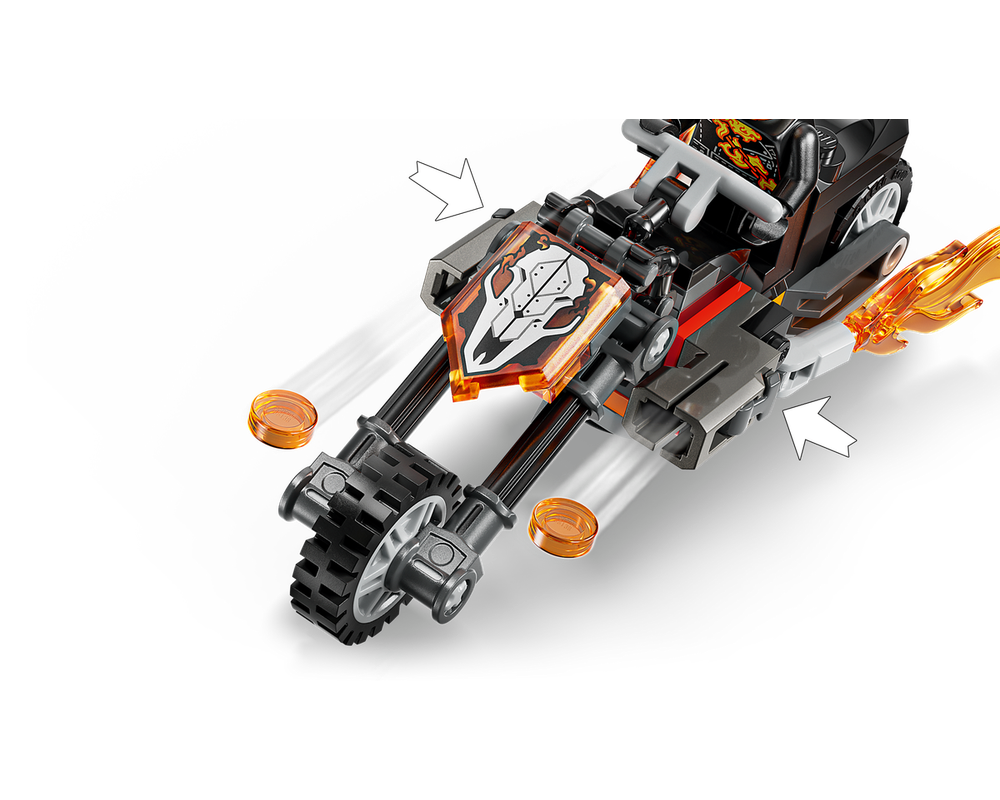 LEGO® Spider-Man vs. Ghost Rider Motorcycle 76335 | I'm Rick James Bricks