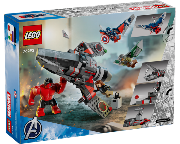 LEGO® Captain America vs. Red Hulk Battle 76292