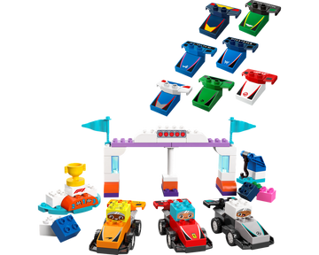 LEGO® DUPLO® F1 Team Racing Cars & Drivers 10445 - 0