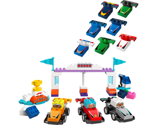 LEGO® DUPLO® F1 Team Racing Cars & Drivers 10445