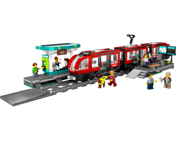 LEGO® Downtown Streetcar and Station 60423