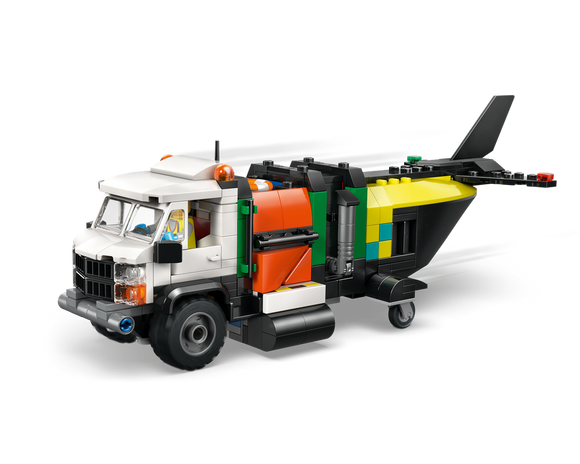 LEGO® Airplane, Service Truck & Hovercraft Remix 60505