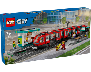 LEGO® Downtown Streetcar and Station 60423