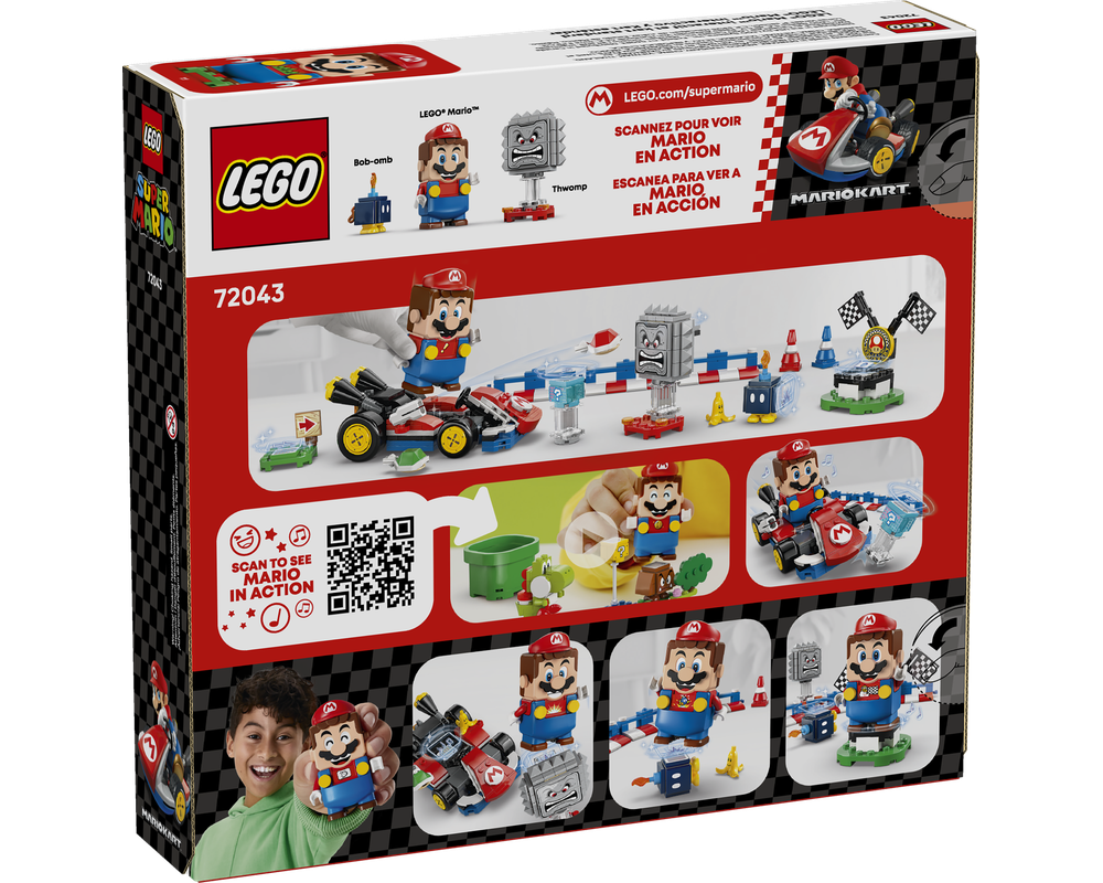 LEGO® Mario Kart™ – Interactive LEGO® Mario™ & Standard Kart 72043