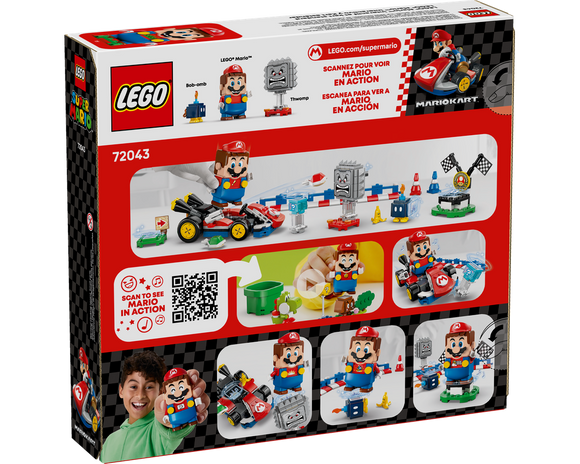 LEGO® Mario Kart™ – Interactive LEGO® Mario™ & Standard Kart 72043