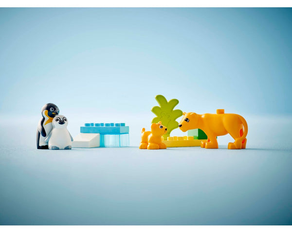 LEGO® DUPLO® Wild Animal Families: Penguins & Lions 10442