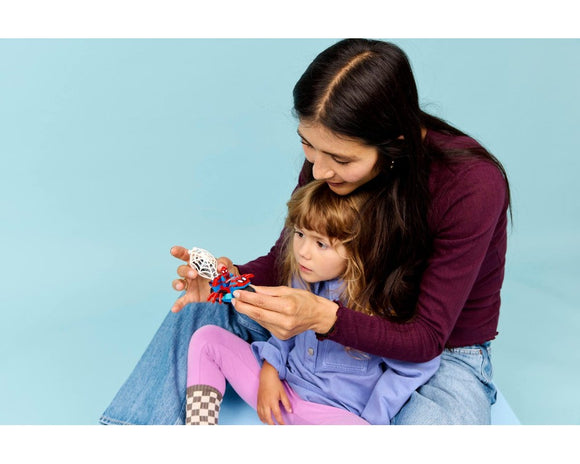 LEGO® Spidey on his Motorcycle vs. Rhino 11206