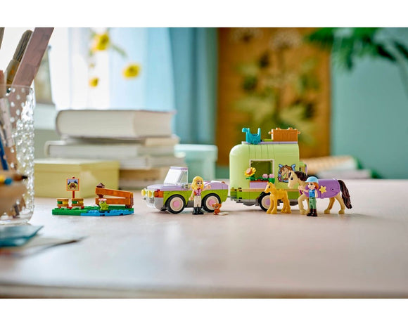 LEGO® Horse & Baby Foal Trailer 42695