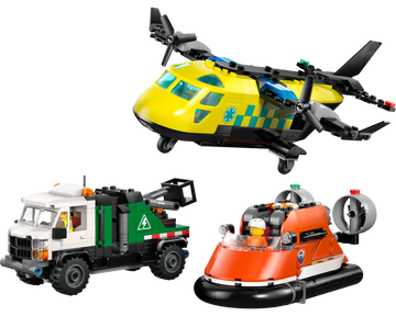 LEGO® Airplane, Service Truck & Hovercraft Remix 60505 - 0