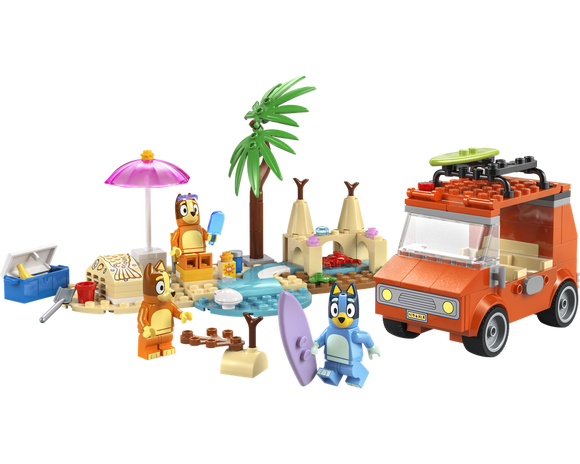 LEGO® Bluey's Beach & Family Car Trip 11202