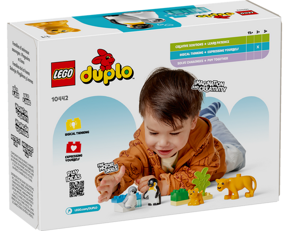 LEGO® DUPLO® Wild Animal Families: Penguins & Lions 10442