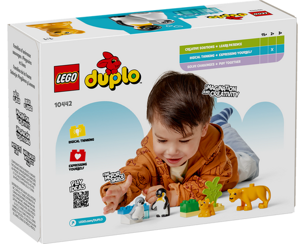 LEGO® DUPLO® Wild Animal Families: Penguins & Lions 10442